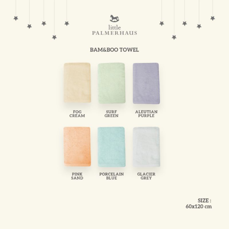 Little PalmerHaus Mason Baby Towel / Bamboo / Bam&amp;Boo