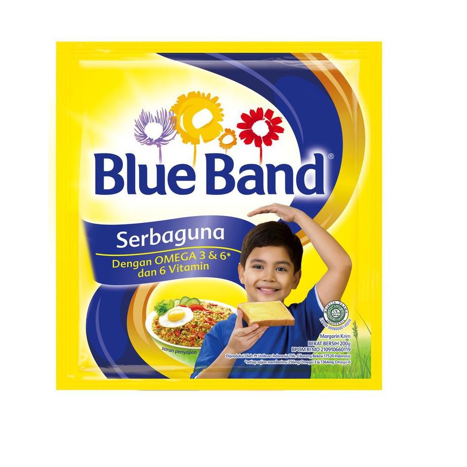 

idQq7Q1--Blue Band Sachet Margarin / Mentega Serbaguna 200gr Margarine