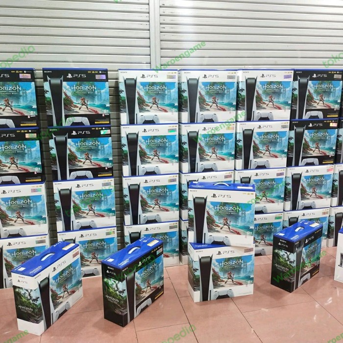 [Game/Console] Ps 5 / Ps5 / Sony Playstation 5 Disc Version Indonesia Bundle Horizon