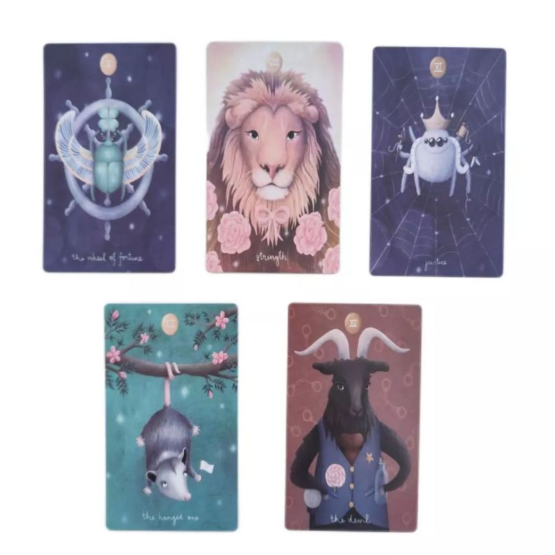 Fauna Belle Tarot 12x7cm.include guide paper