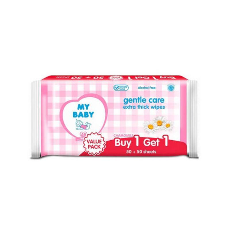 MY BABY TISSUE BASAH BUY 1 GET 1 75+75 SHEETS &amp; 50+50 SHEETS