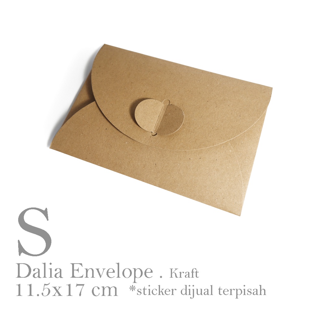 

Ashadewi Gayatri-DALIA ENVELOPE : SMALL 11.5 x 17 cm / amplop masker / amplop souvenir