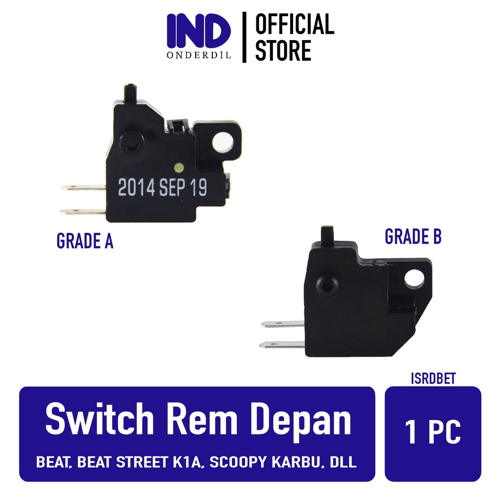 IND Onderdil Switch Rem Depan/Kanan Beat-FI-Sporty-ESP-Pop-Street-New/Vario/Spacy/Scoopy FI