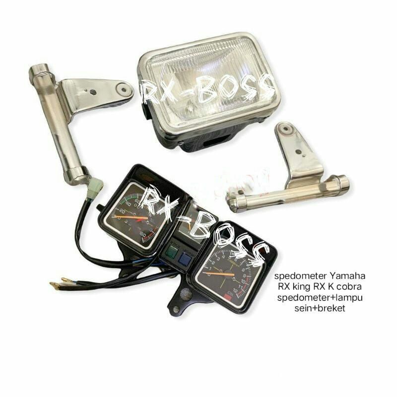 lampu depan/headlamp RX king cobra/RX king lama+kuping lampu+spedometer RX king cobra/RX king lama