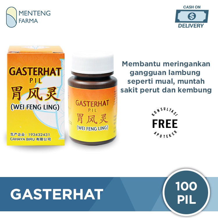 Wei Feng Ling (Gasterhat) - Memelihara Pencernaan, Sakit Maag, Kembung