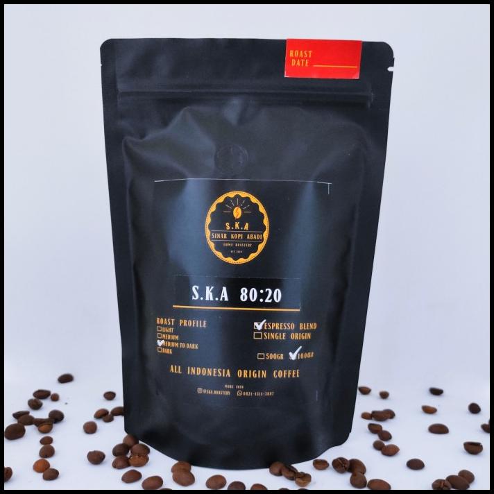 

Espresso Blend S.K.A 80:20 / Arabika : Robusta / 1 Kg