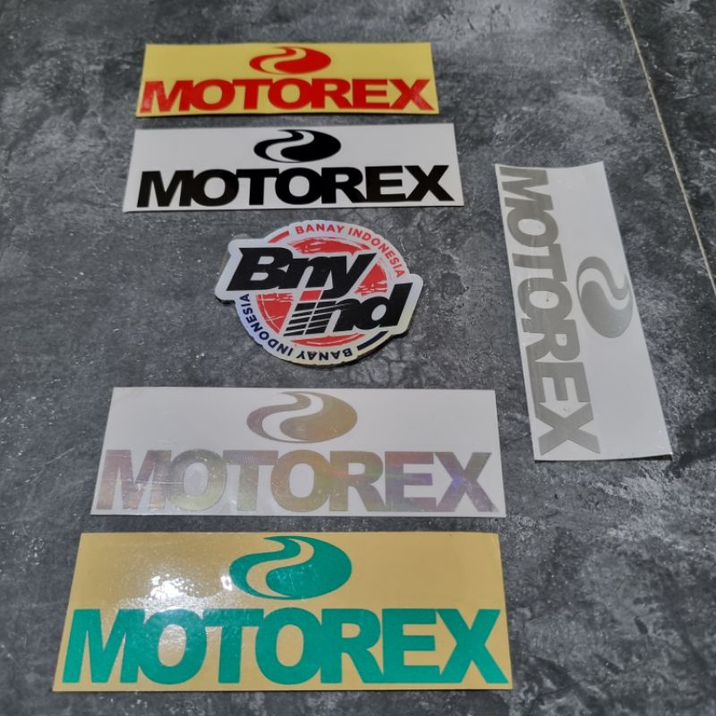 STICKER STIKER MOTOREX CUTTING