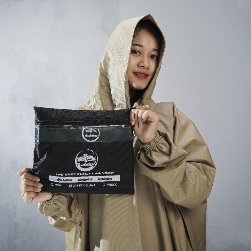RAINCOAT,JAS HUJAN PONCO/KELELAWAR BAHAN TEBAL ANTI REMBES BY KALOKA