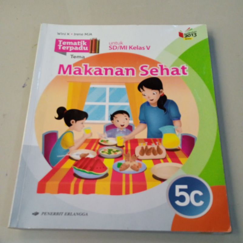 Tematik SD kelas 5c Erlangga.