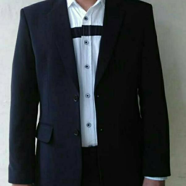 GDT.18Oc22ˣ ◦ JAS FORMAL PRIA JAS WISUDA JAS PRIA SLIMFIT JAS RESMI HITAM OUTFIT BLAZER PRIA COWOK B