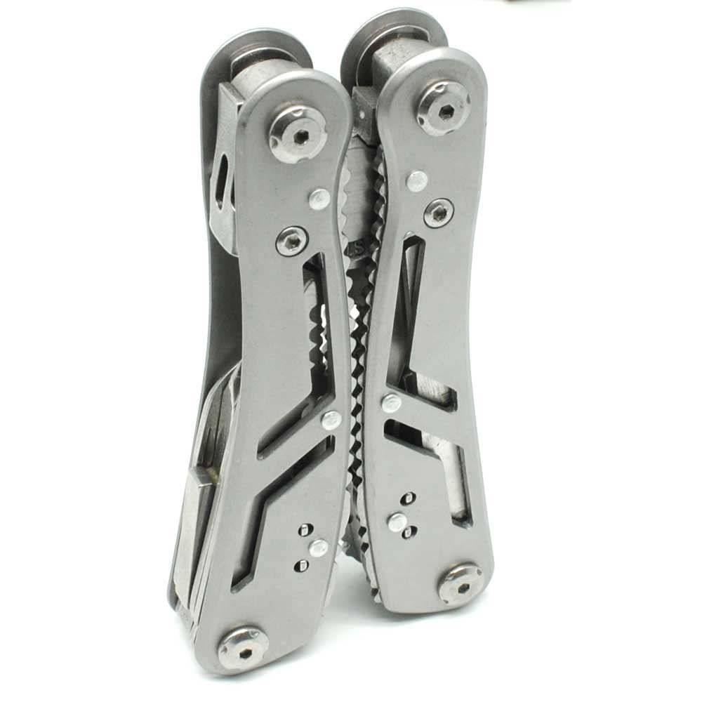 JEEP Multifunctional EDC Plier Survival Tool Stainless Steel - MPA22S - Silver