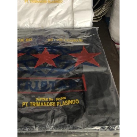 

Kantong Kresek tristar 30 isi 100lbr plastik
