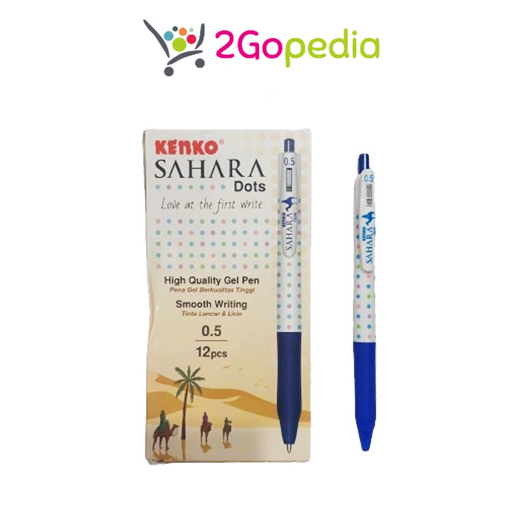 

Pulpen Gel 0,5 mm Sahara Kenko Grosir Murah Atk