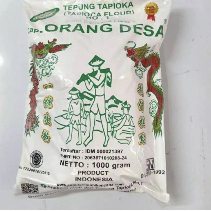 

✨New✨ Tepung sagu cap tani bumi kencana orang desa tapioca tapioka flour 1kg grosir