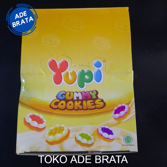 

yupi gummy cookies 1 box isi 24 pcs