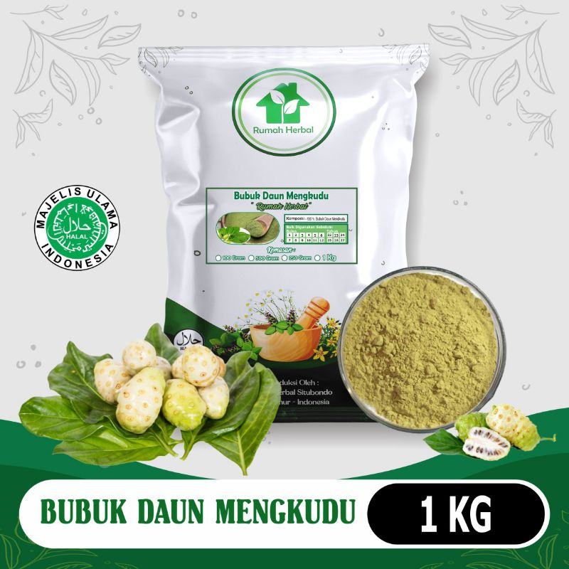 

Bubuk daun mengkudu murni kemasan 1kg