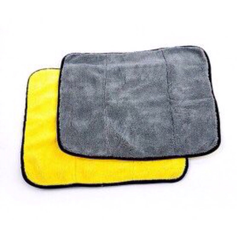 Kain Lap Microfiber Serbaguna 25x25cm Kain Lap Mobil Motor 2 Sisi Multifungsi