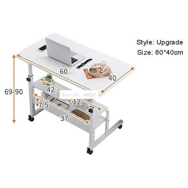 TaffHOME Meja Laptop Adjustable Desk Tiga Tingkat ND04 (OBRAL REJECT) ( Al-Yusi )