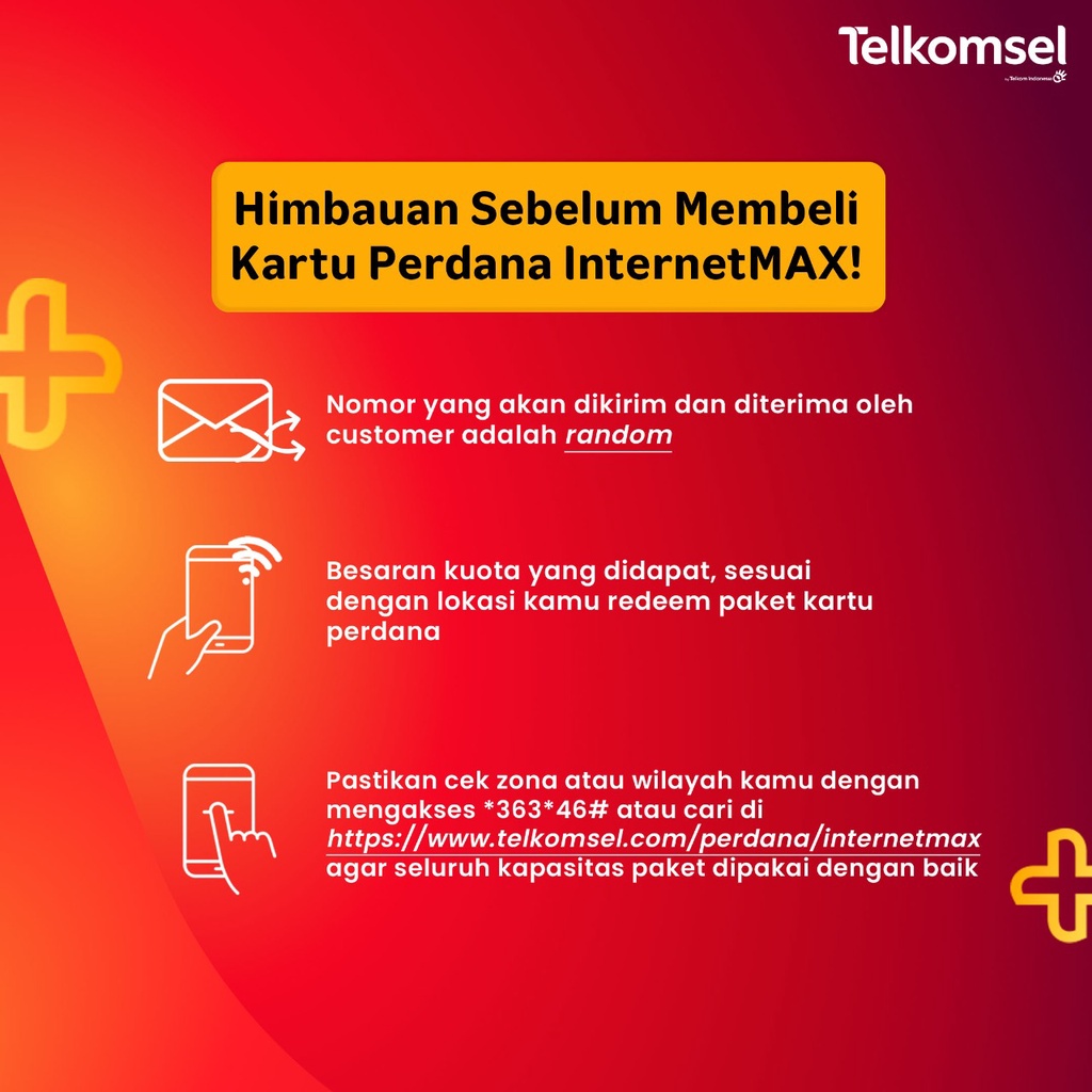 Kartu Perdana Telkomsel -  InternetMAX Hingga 4Gb / 30 Hari