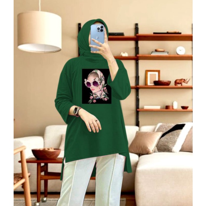 Tunik fashion wanita hijab bahan BEBYTERRY 12