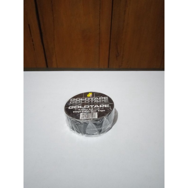 

isolasi solatip selotip hitam kecil gold tape per pcs