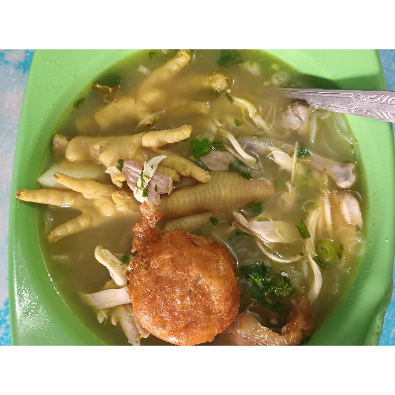 

Soto Ayam Ceker Perkedel Rp.50.000/ porsi