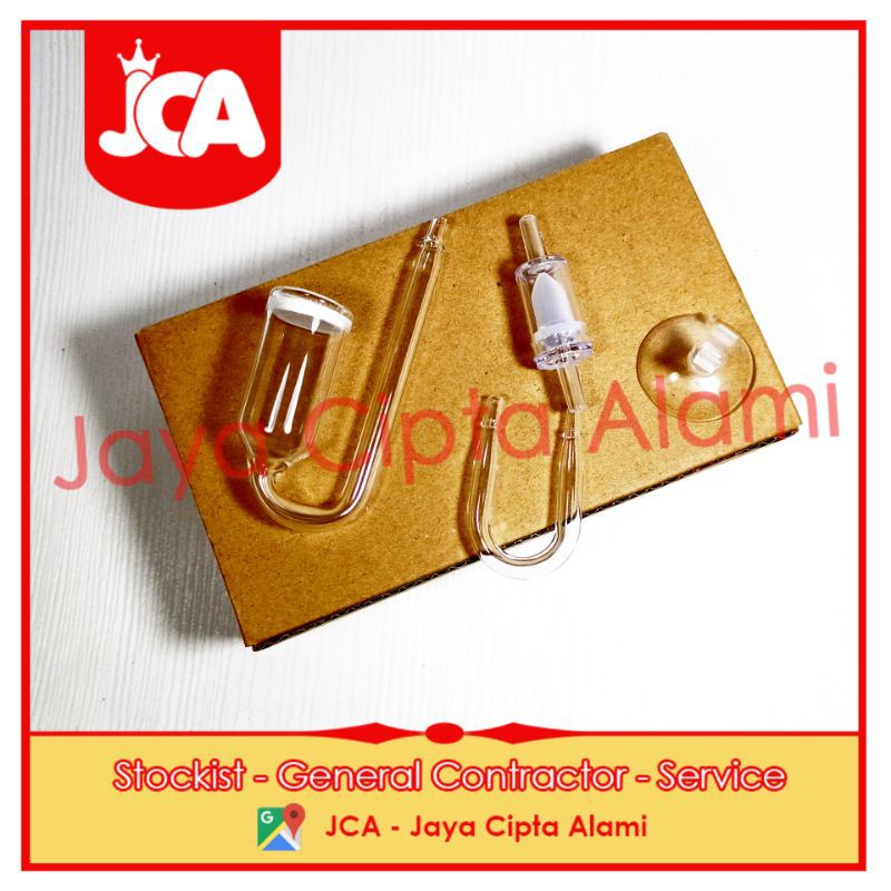 paket glass diffuser co2 difuser sambungan u check valve bkn up ista