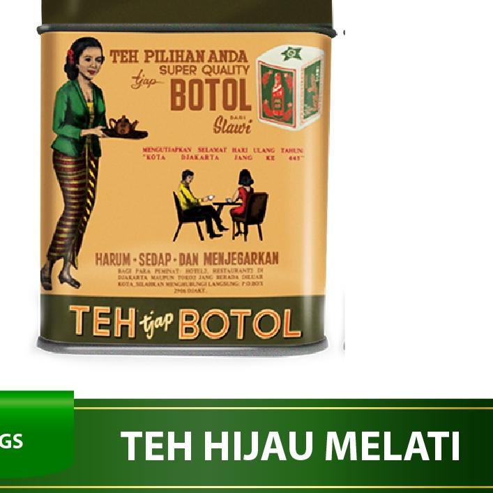

Teh Celup Cap Botol Hijau Aroma Melati Vintage 20 Bags - Floating Bag