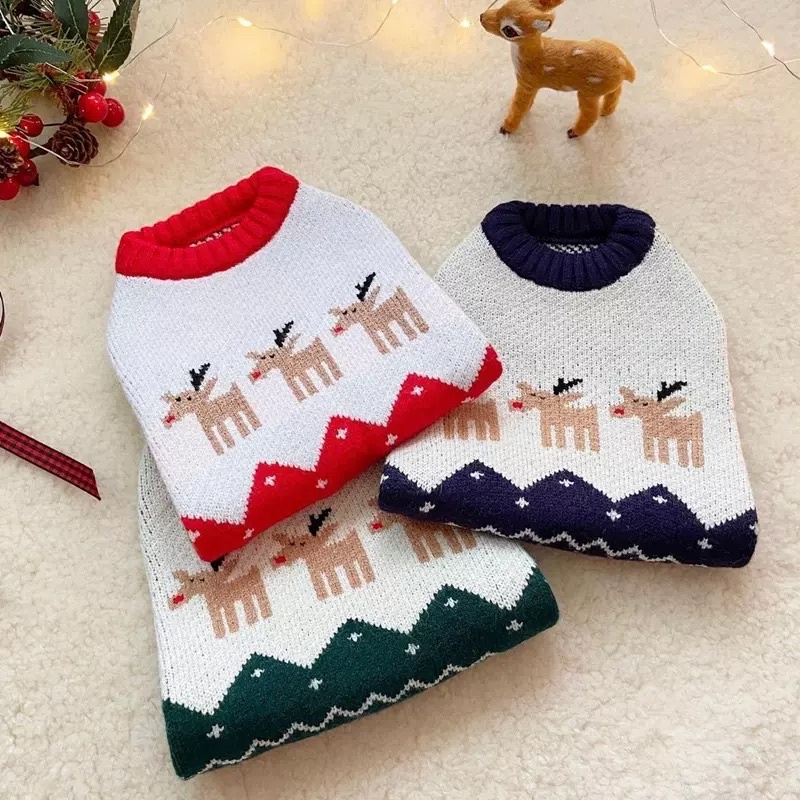 JOLLY Holly Deer SWEATER