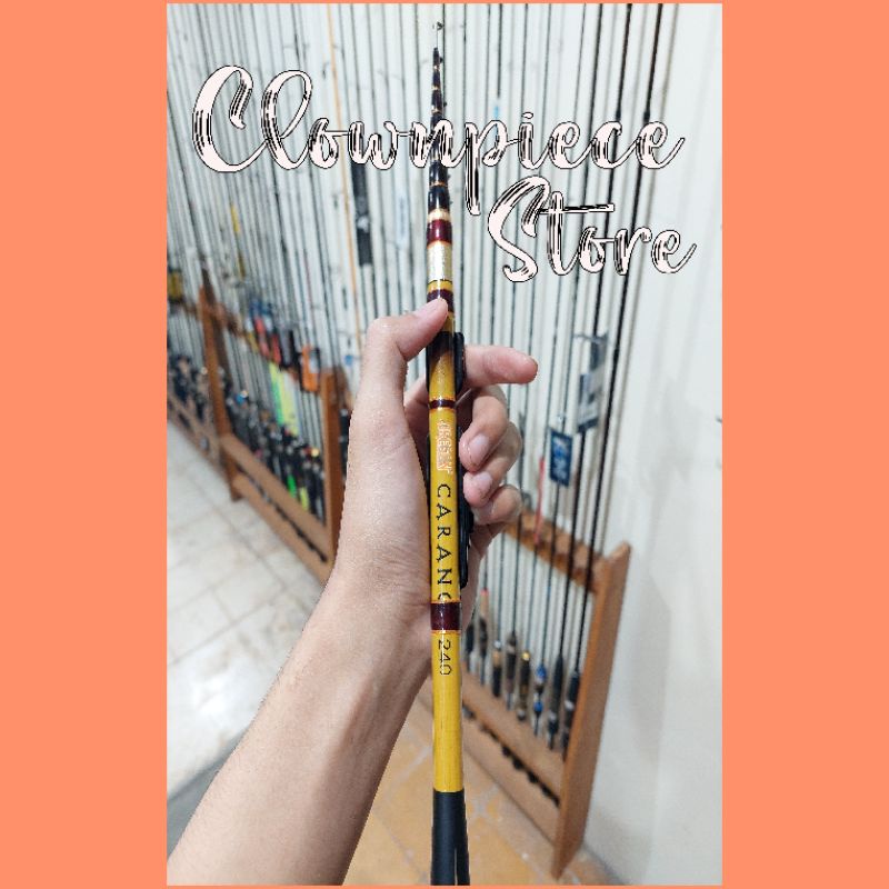 Joran Tegek Pancing Oregon Carang 240 (2.4m) Custom Set Kolong / Joran Tegek Oregon Carang 240 (2.4m