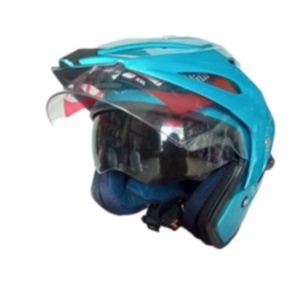 Helm G2 Eksterminator Cyan BLue Dewasa