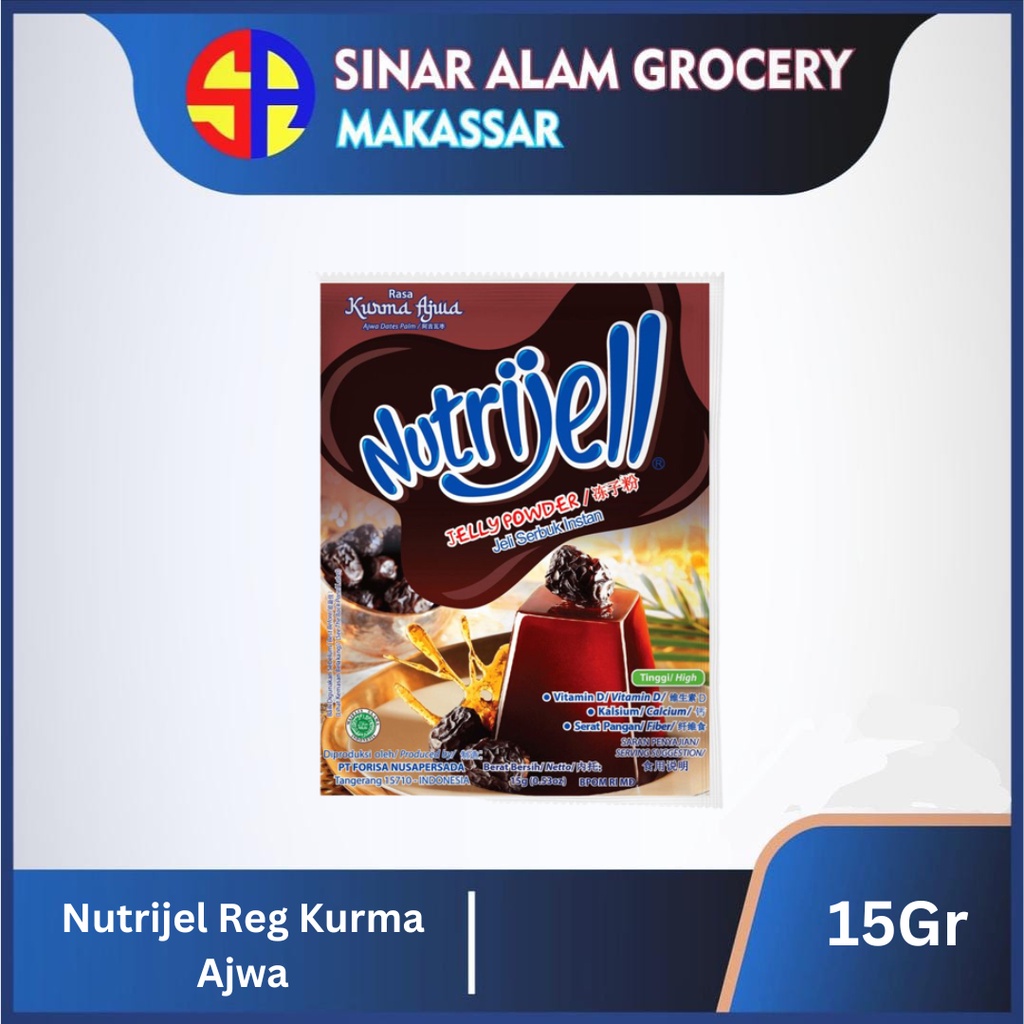 

Nutrijell Reg Kurma Ajwa 15Gr