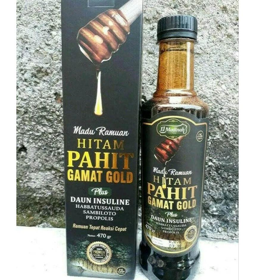 

Ramuah Hitam Pahit Gamat Gold - El Madinah 470gr