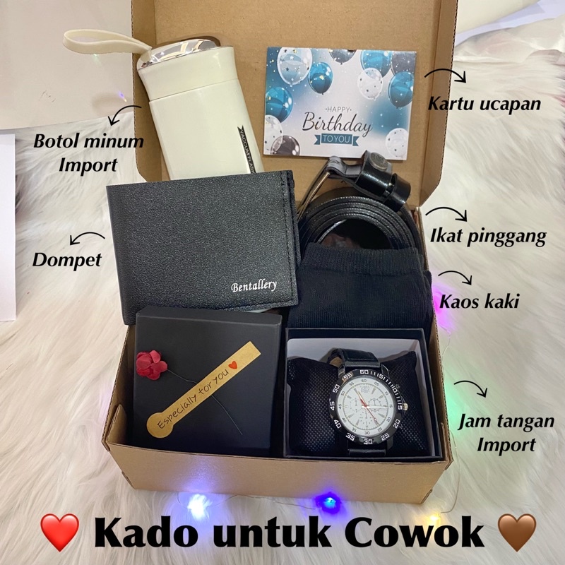 (Ready) Kado Ulang Tahun cowok | Kado Valentine | Hadiah Anniversary pria | hampers 1 set pria kado laki laki - kado ultah suami giftbox cowok kado jakarta hadiah suami