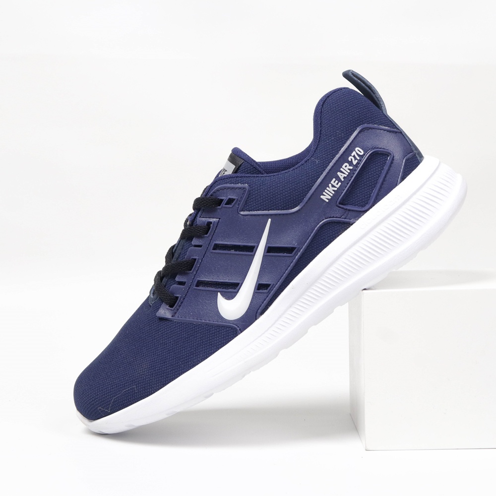SEPATU NIKE ZOOM PRIA TERBARU HITAM PUTIH / SEPATU SNEAKERS IMPORT SEKOLAH DAN KERJA HITAM