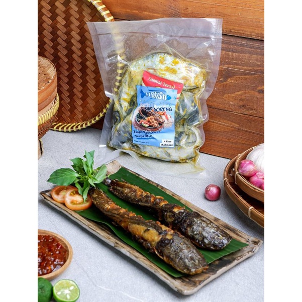 

Ikan Lele Bumbu isi 4 ekor siap goreng Frofish