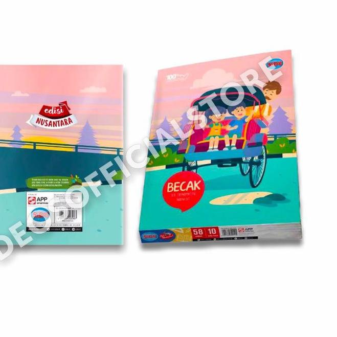 

FREE ONGKIR!Buku Tulis SIDU 58 Lembar ( 1 pack isi 10 pcs) HARGA MURAH|KD3