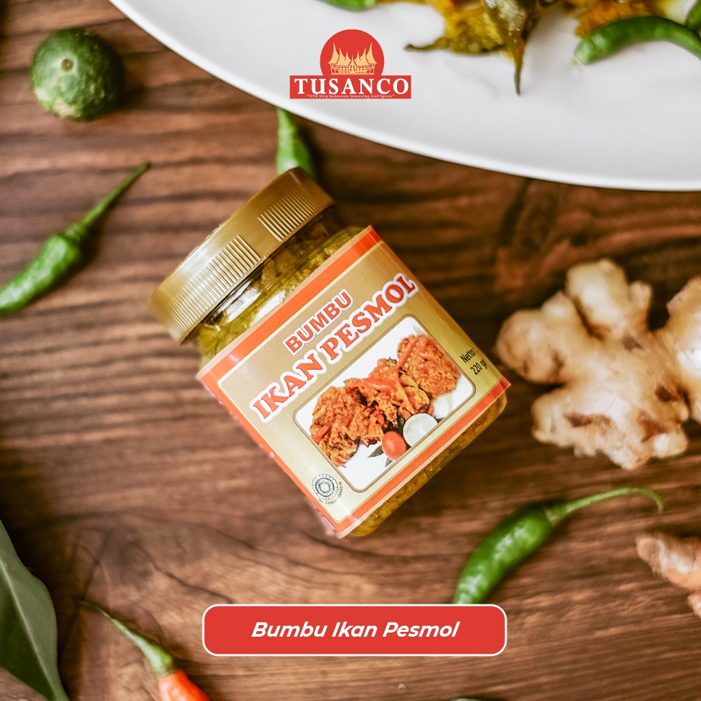 

Bumbu Ikan Pesmol Tusanco untuk 1 kg daging