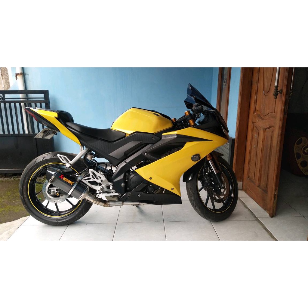 Jual Kenalpot Knalpot Racing Akrapovic Layang Evo Carbon All New YZF ...