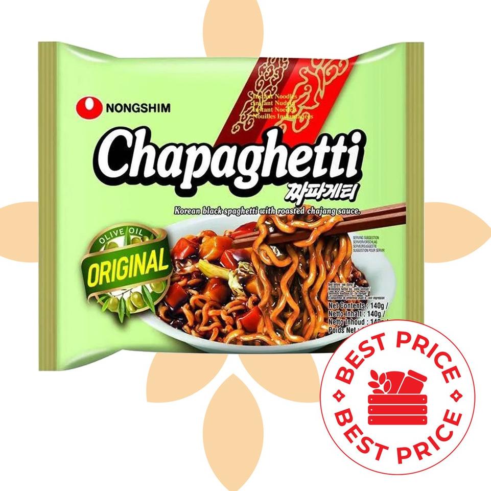 

Kualitas Terbaik--NONGSHIM - CHAPAGHETTI ORIGINAL NOODLE - 140 GR (MIE INSTAN KOREA)