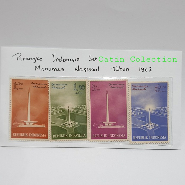 

Kusus Hari Ini Perangko Indonesia Set Monumen Nasional Tahun 1962 Hemat
