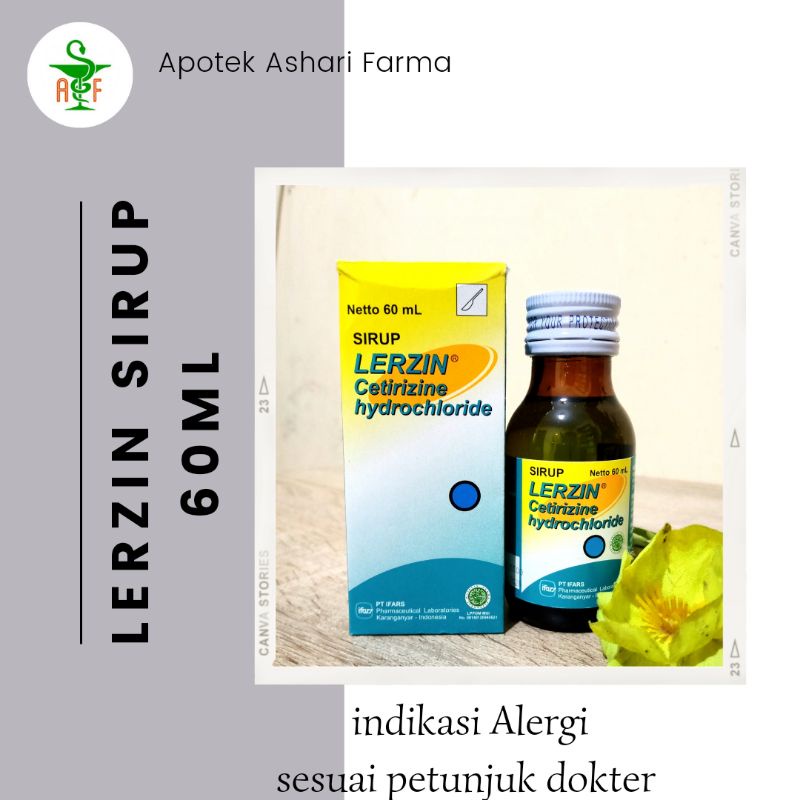 

CETIRIZIN LERZIN SIRUP 60 ml