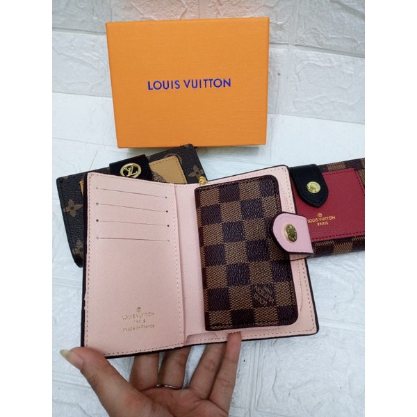 Dompet Lipat Mini Wallet Wanita Free Box