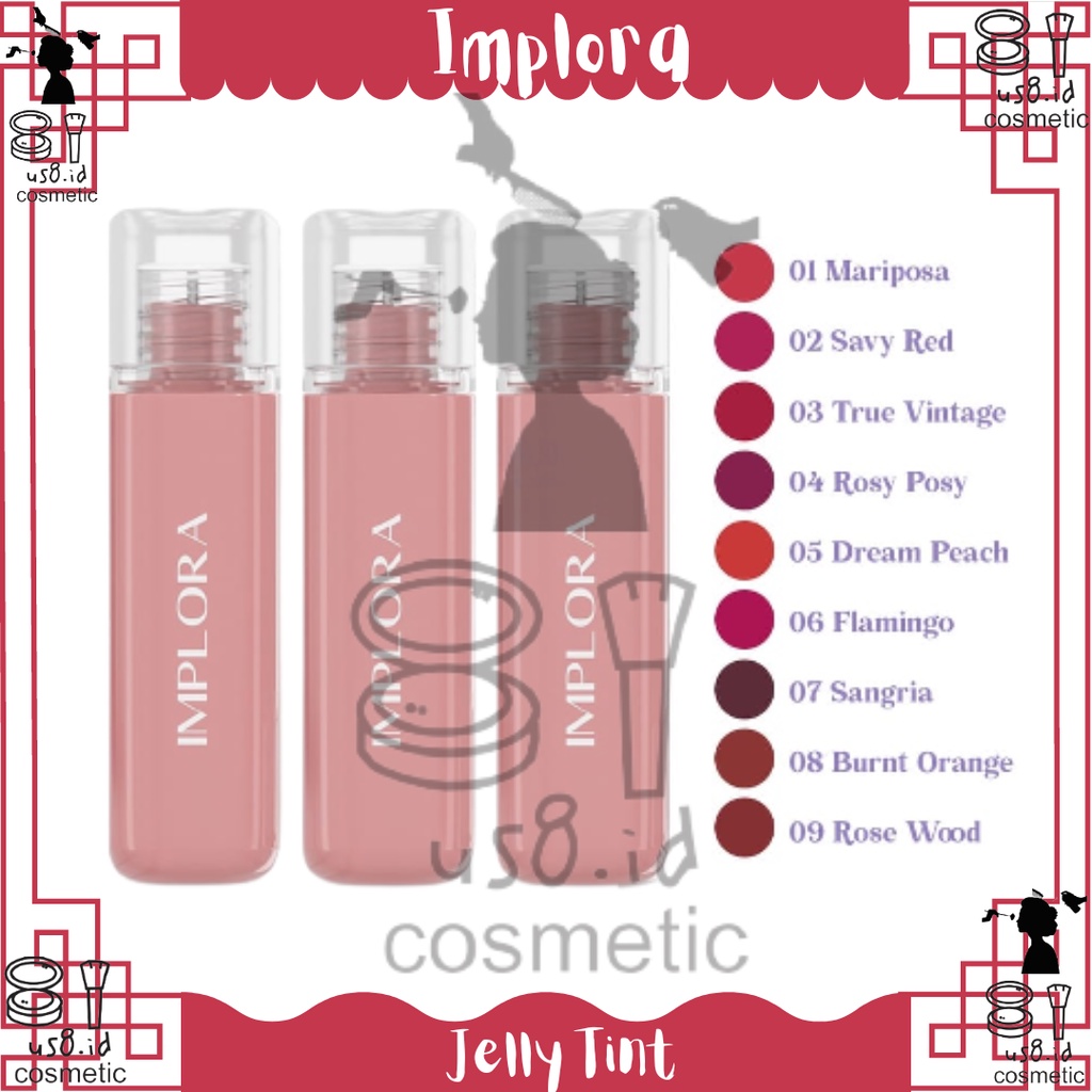 Implora Cheek &amp; Lip Tint Model Ice Cream - Set Liptint es cream &amp; Pemerah Pipi