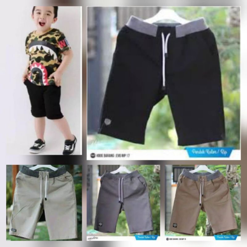 Celana pendek rip anak laki2/chino rip anak premium
