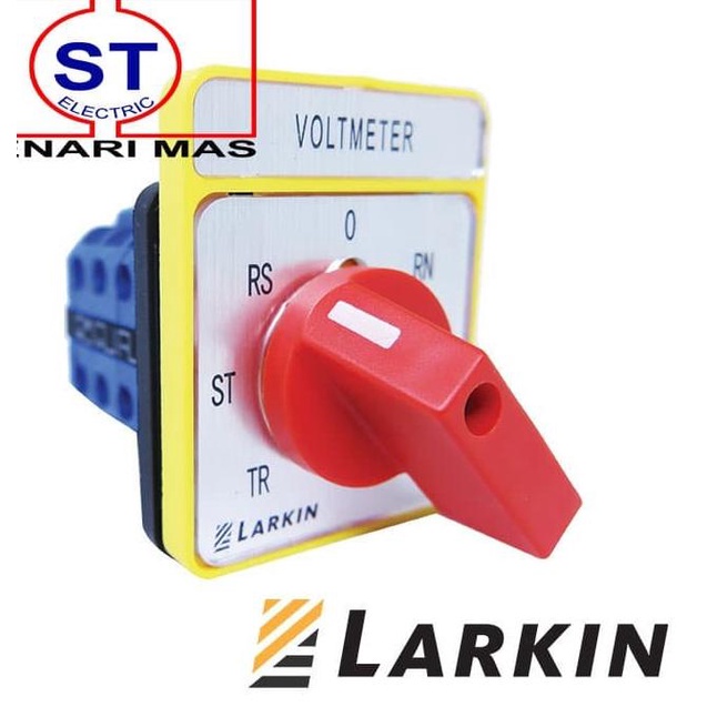 LW-7V-48 Voltmeter Selector Switch, Selector Volt, 7 Posisi LARKIN