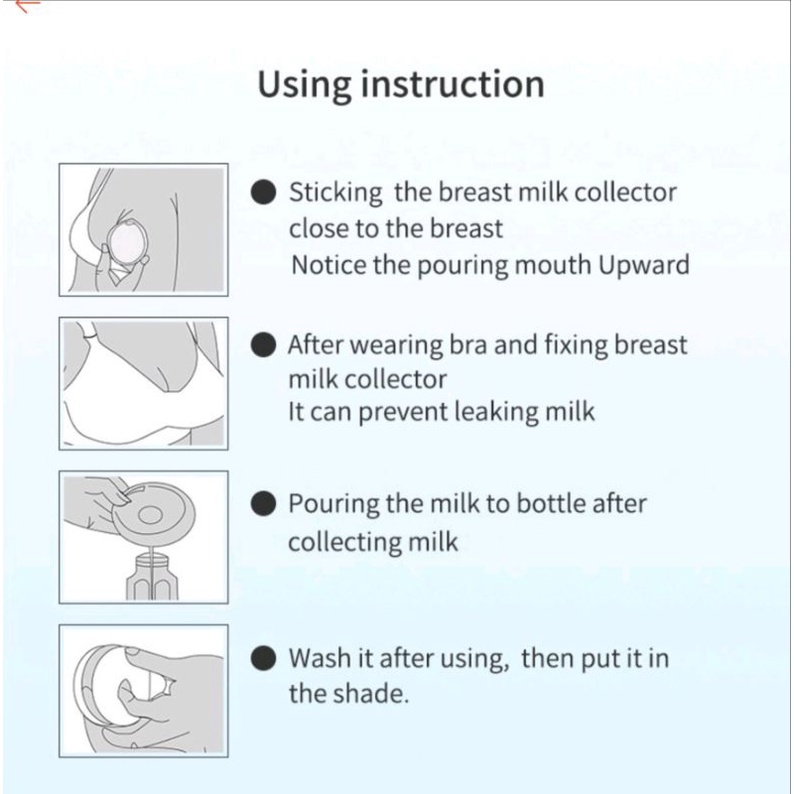 Milk Collection Wadah Penampung Asi / Breastmilk Collection / Breastpad eceran breast pad