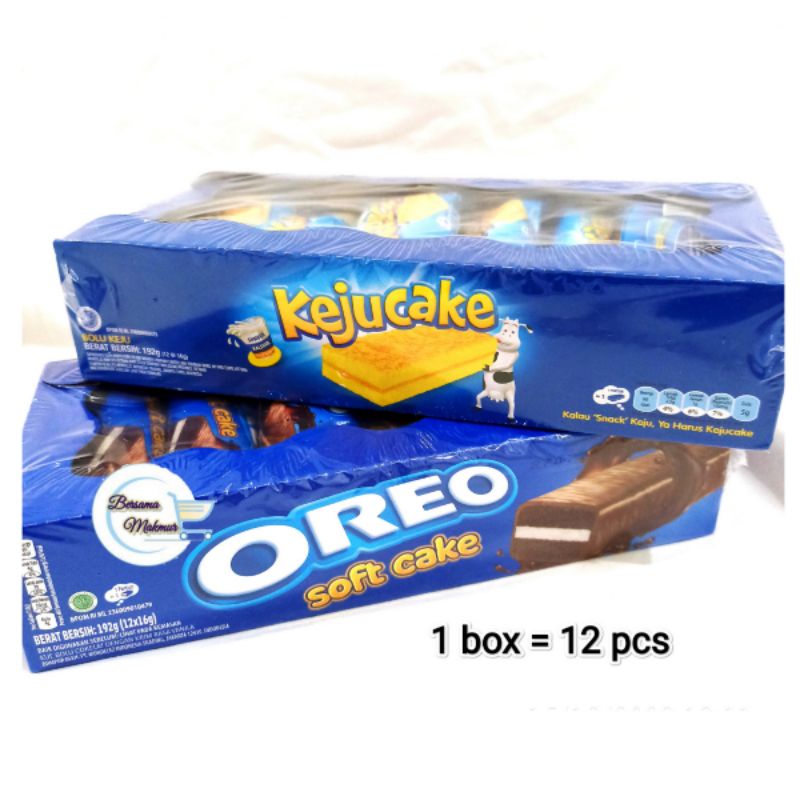 

OREO Soft Cake / KEJU cake (1box @ 12pcs) bolu