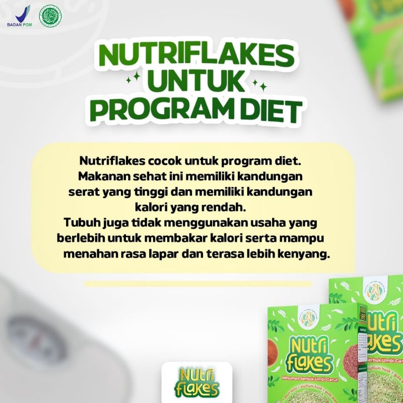 

Nutriflakes sereal sehat umbingarut gula aren solusi asam lambung