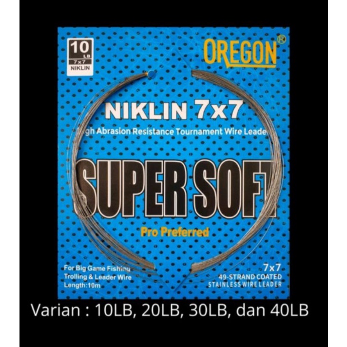 Neklin 7x7 Oregon Super Soft Panjang 10Meter